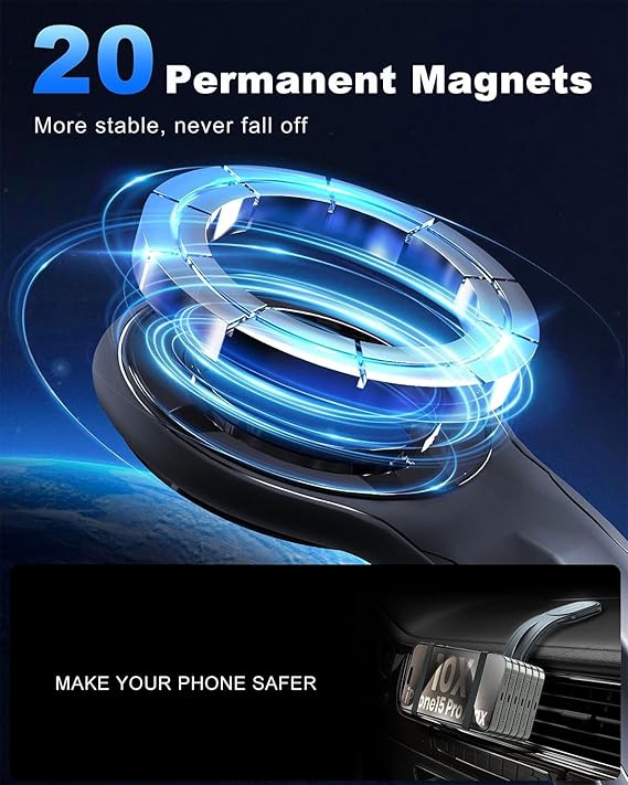 Detachable Magnetic Car Phone Mount